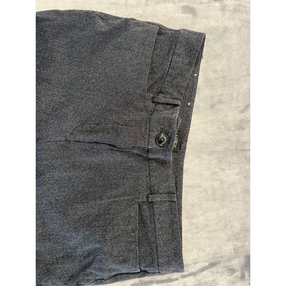 LOFT Curvy Skinny Womens Size 12 Charcoal Gray Heathered Stretch Ankle Pants - Picture 11 of 11